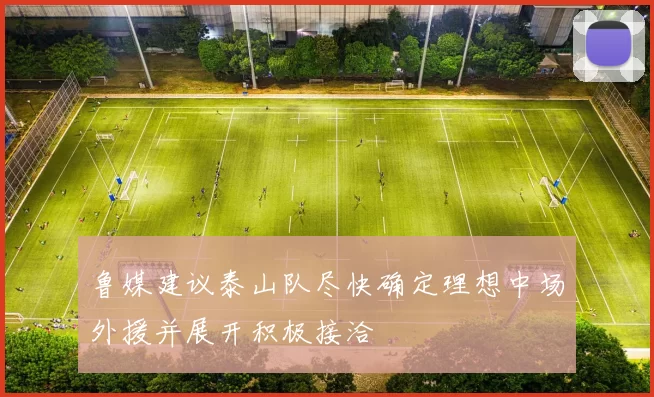 鲁媒建议泰山队尽快确定理想中场外援并展开积极接洽